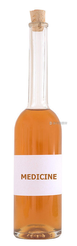药瓶与橙色液体- Flasche mit brauner Fl?ssigkeit